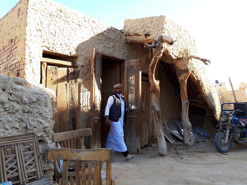 Khaled Beduine im Café Salamis Siwa